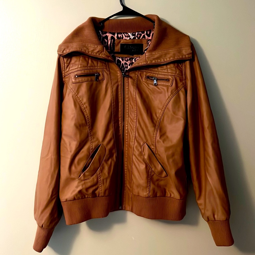 Cisono leather jacket